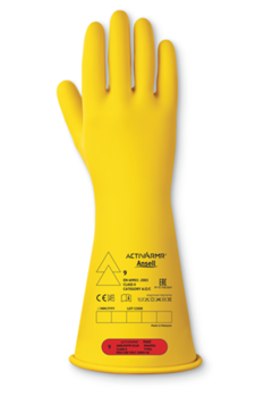 Elektriker-Handschuh Ansell ActivArmr RIG014Y bis 1000Volt